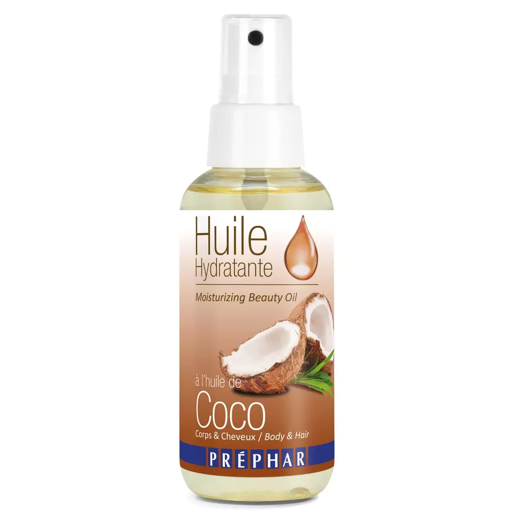 Huile De Coco BIO Nourrissante – Protection Cheveux & Peau – 100% Naturelle – Parfum Coco